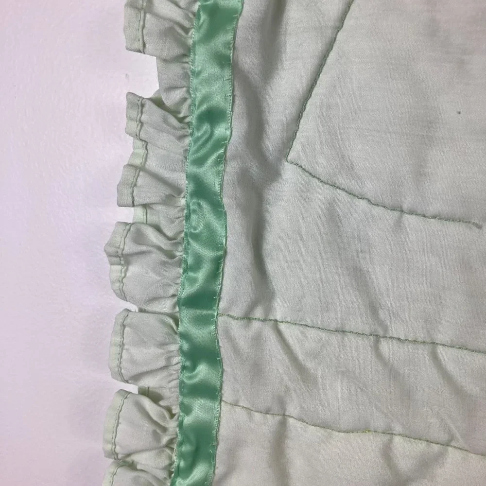 Vintage Handmade Baby Quilt Dutch‎ Boy & Girl with Sunbonnet 32 x 40
